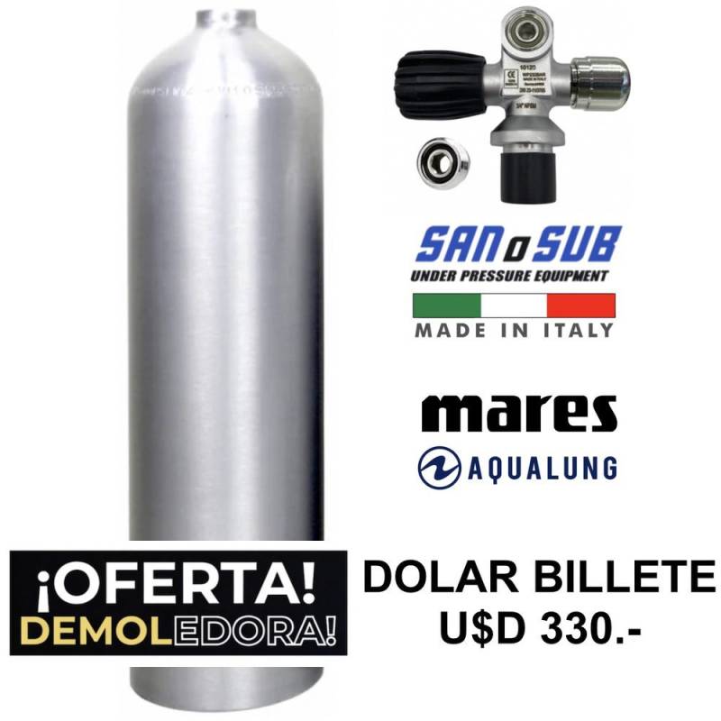 Tanque De Buceo S80 Mares-Aqualung