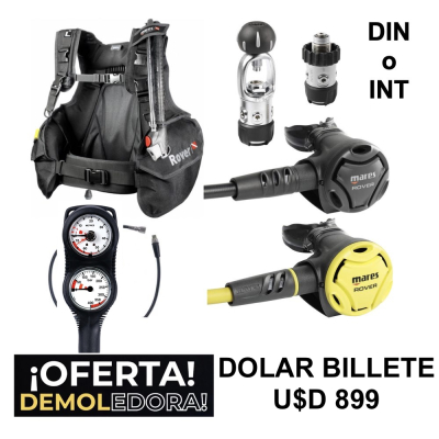 Equipo De Buceo, Set Demoledor Mares