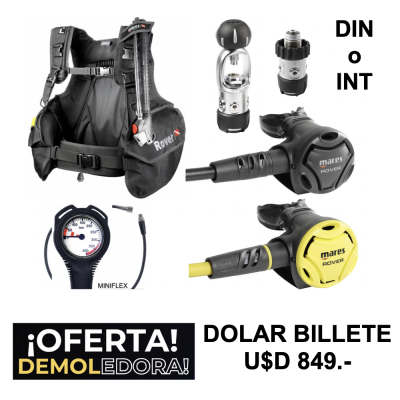 Equipo De Buceo, Set Demoledor Mares