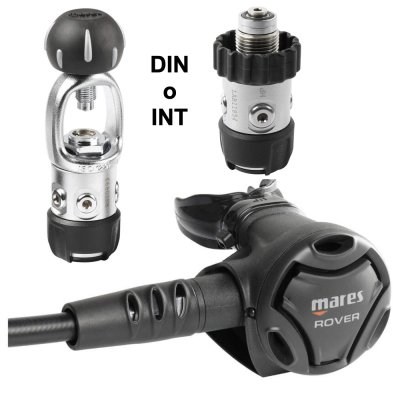 Regulador Mares Rover 2S Din/Int + Adt.