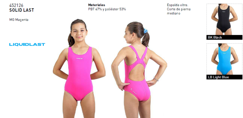 Traje De Baño Sws Solid Last Girls - Pbt