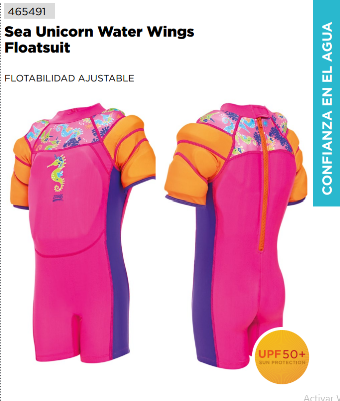 Sea Unicorn Ww Floatsuit Pink