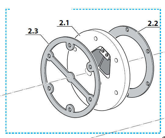 Gasket Cap Head 1°St Stage