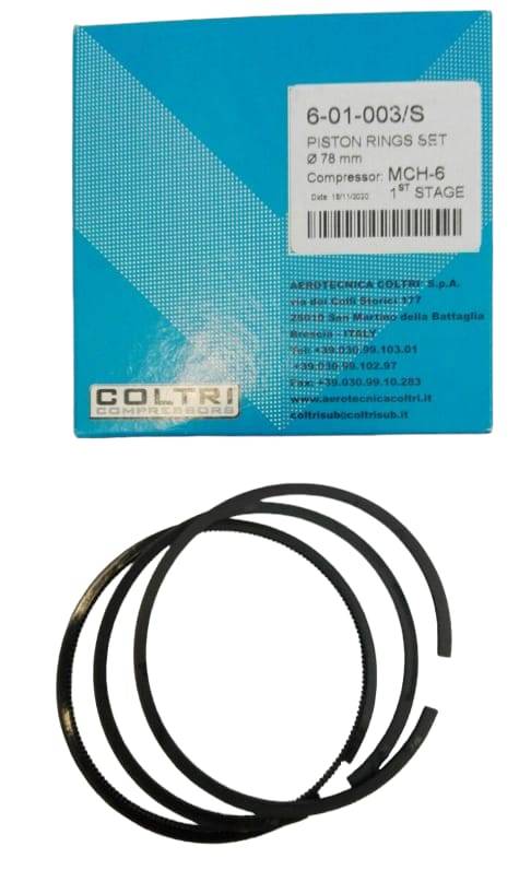 1St Stage Piston Rings Diam. 78Mm Mch6