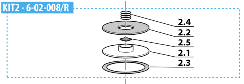 2Nd Stage Valve Kit Mch6