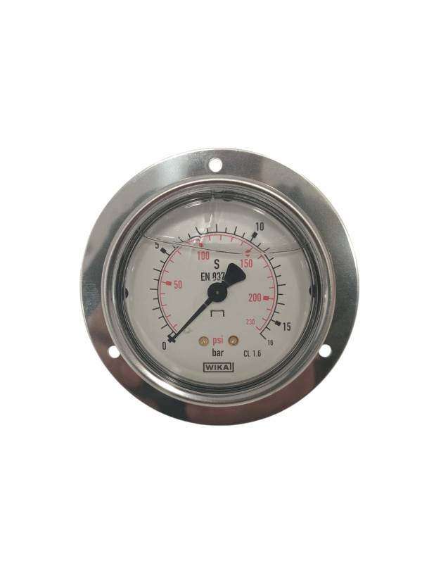 Flanged Pressure Gauge 0-16 Bar/Psi