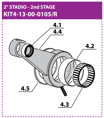 2Nd Stage Con-Rod Ass.bly Mch13/16 Kit