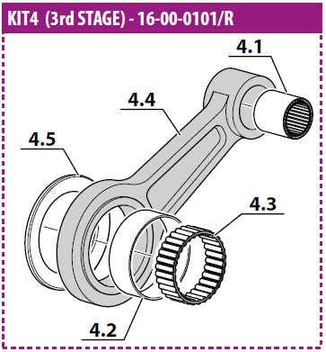2Nd/3Rd Stage Con-Rod Ass.bly Mch13/16/T